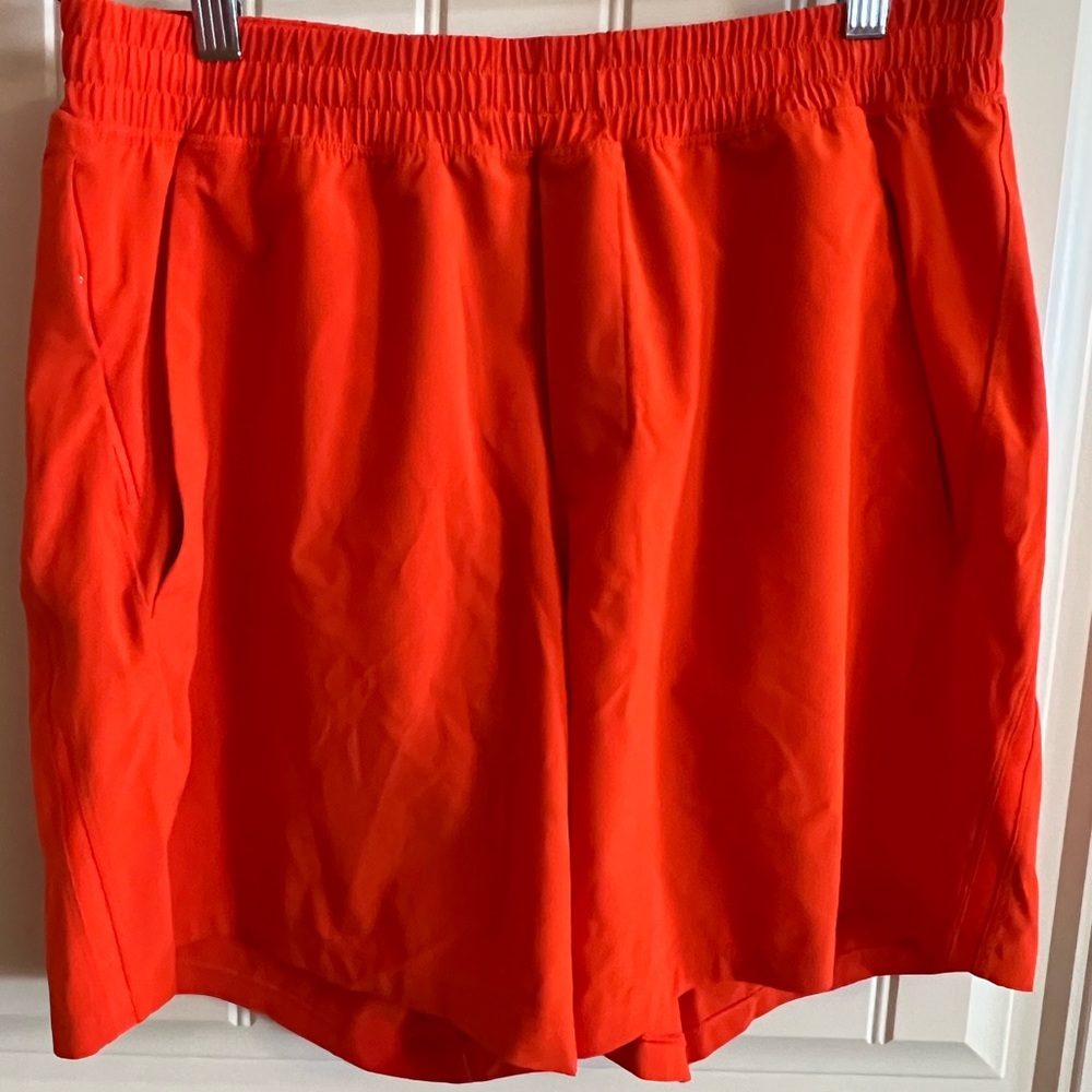 Large Lululemon Pace Breaker Linerless shorts, 5 inch inseam